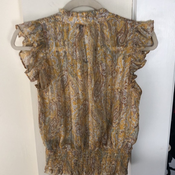 Rachael Zoe sheer blouse. - Picture 2 of 15